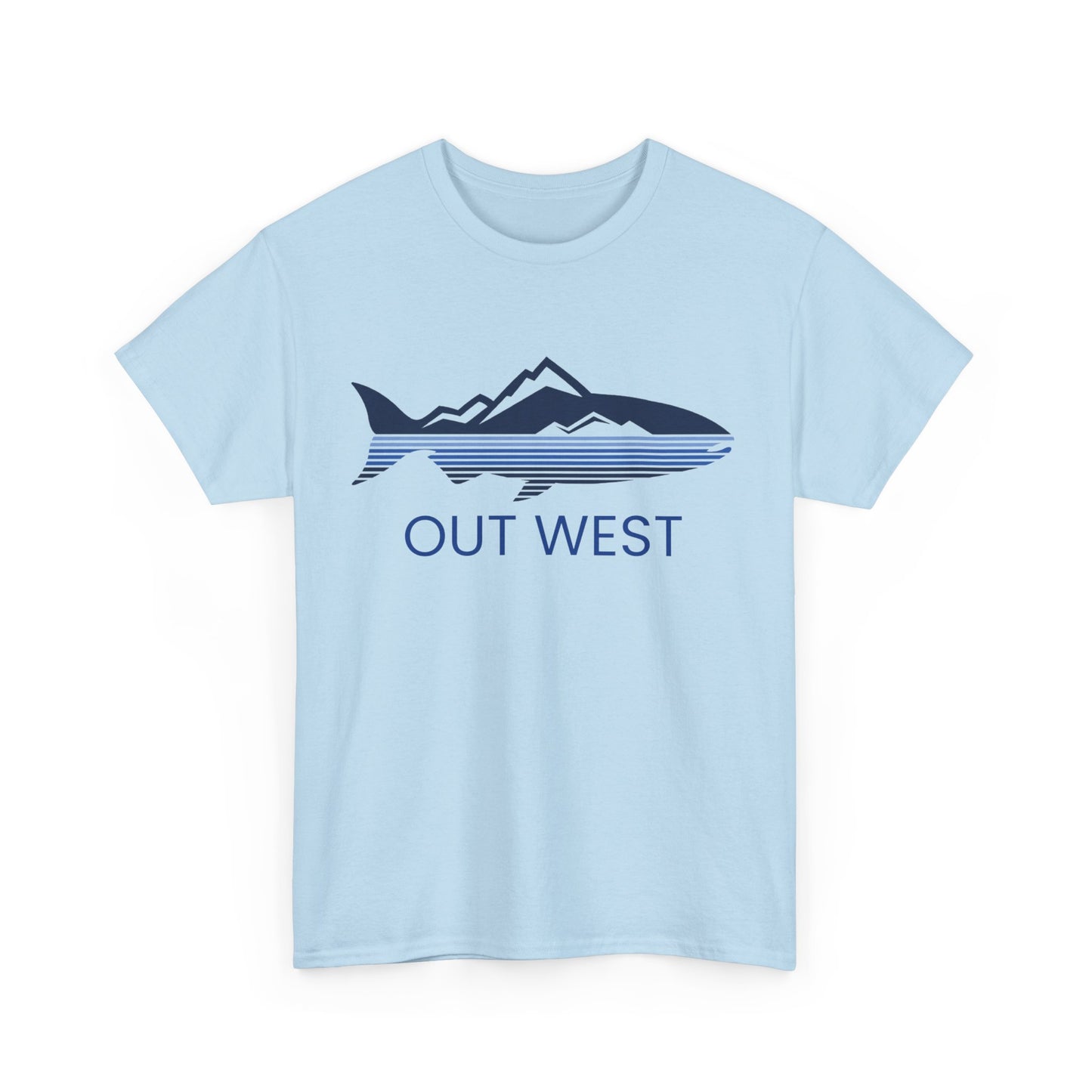 Fish Out West Unisex Heavy Cotton Tee