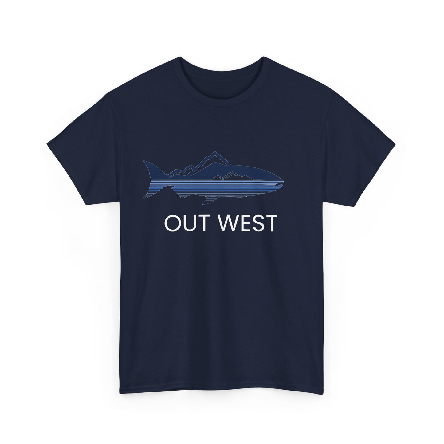 Fish Out West Unisex Heavy Cotton Tee