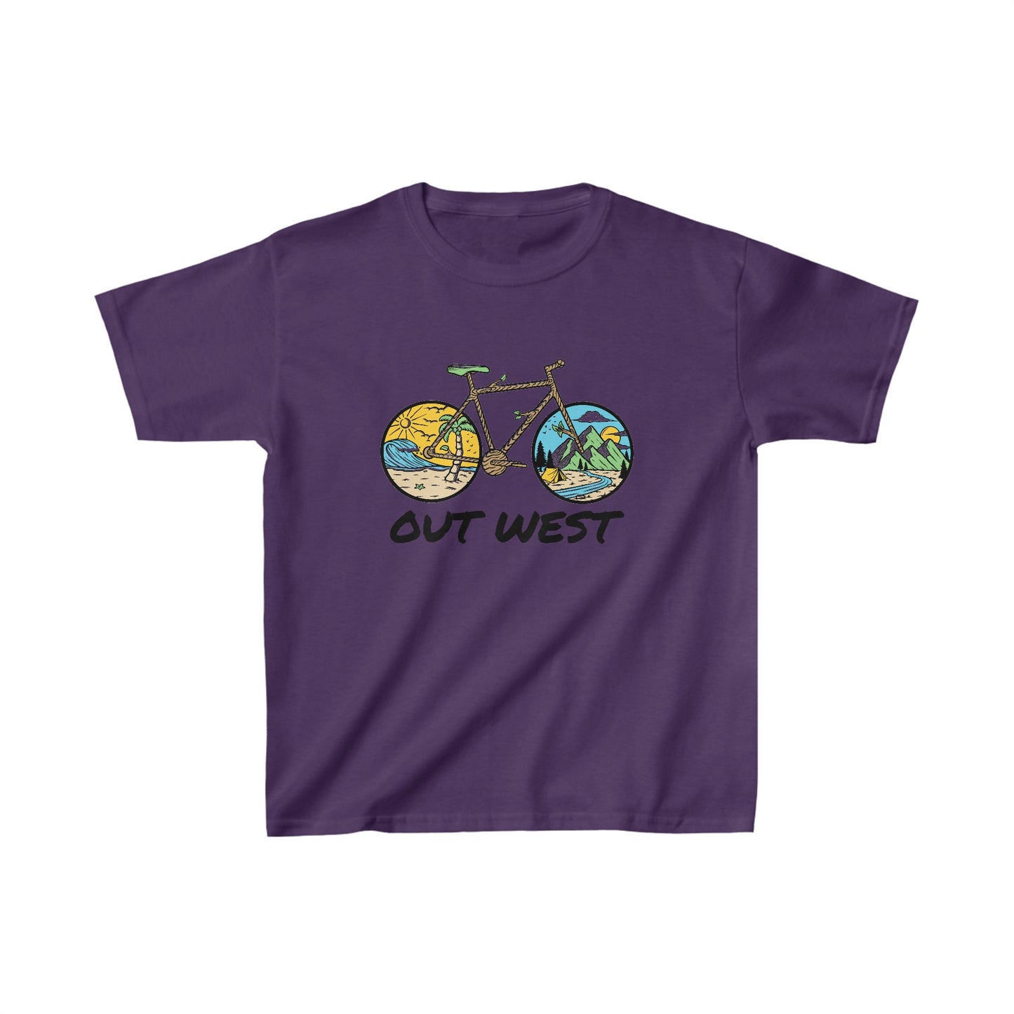 Out West Bike Kids Heavy Cotton™ Tee