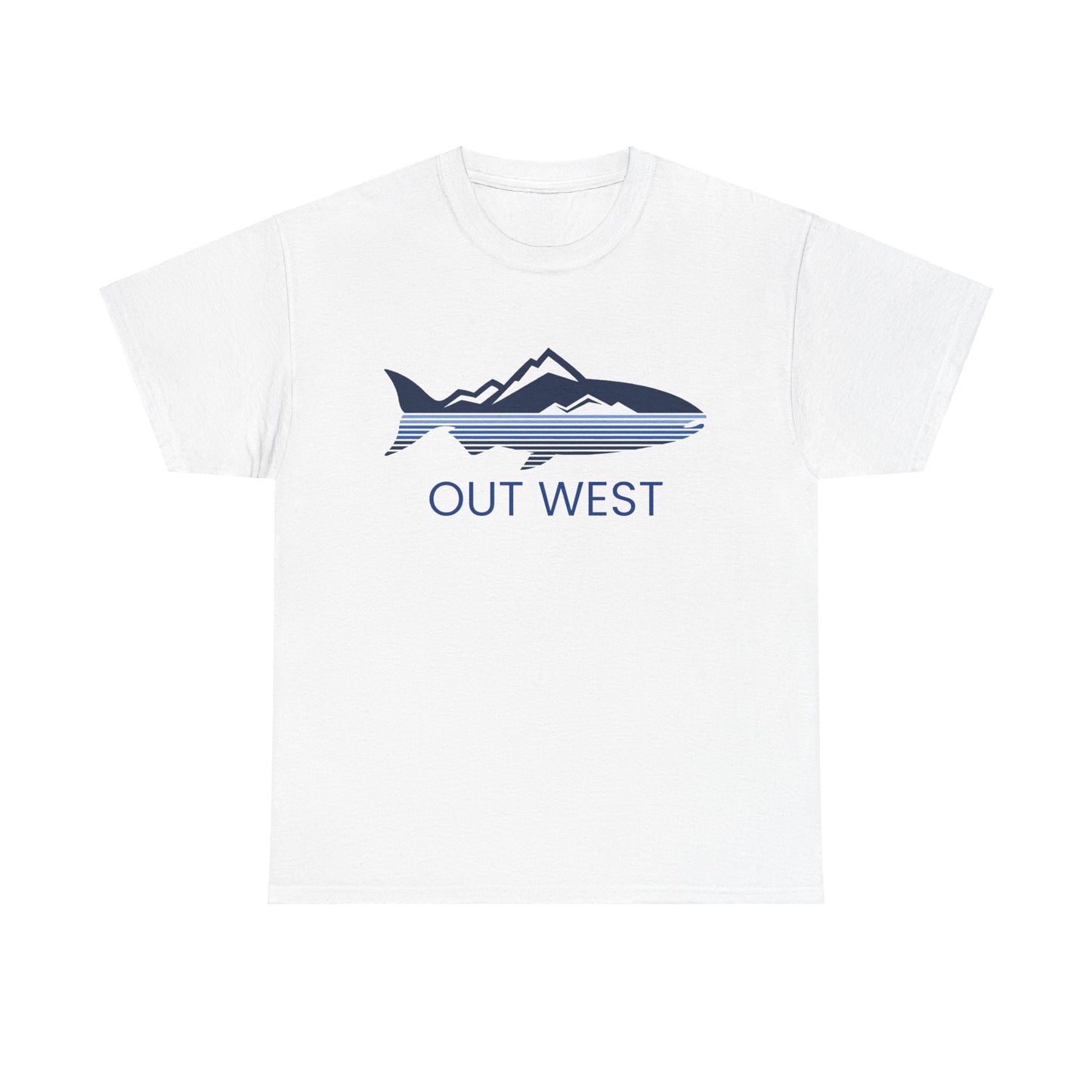 Fish Out West Unisex Heavy Cotton Tee