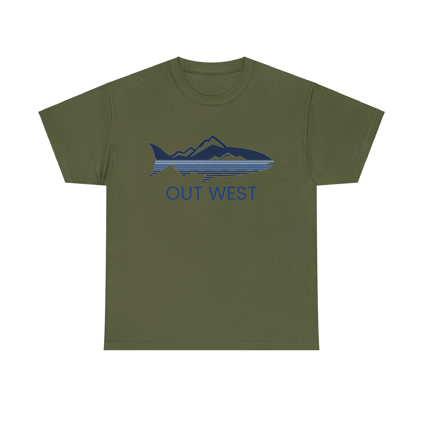 Fish Out West Unisex Heavy Cotton Tee