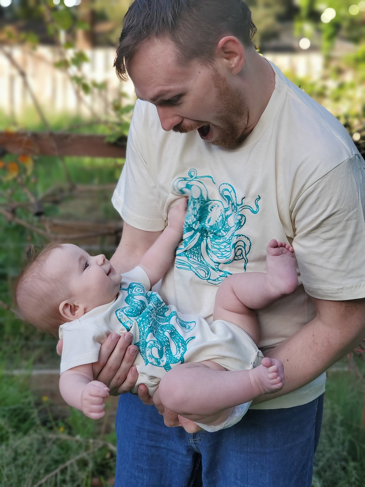 Dad & Baby Octopus Set