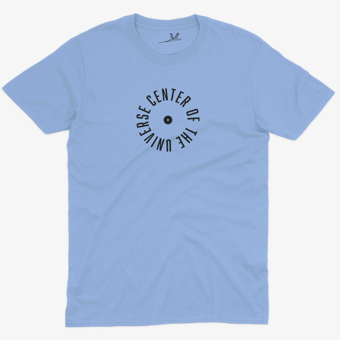 Center Of The Universe Unisex Or Women's Cotton T-shirt-Baby Blue-Unisex