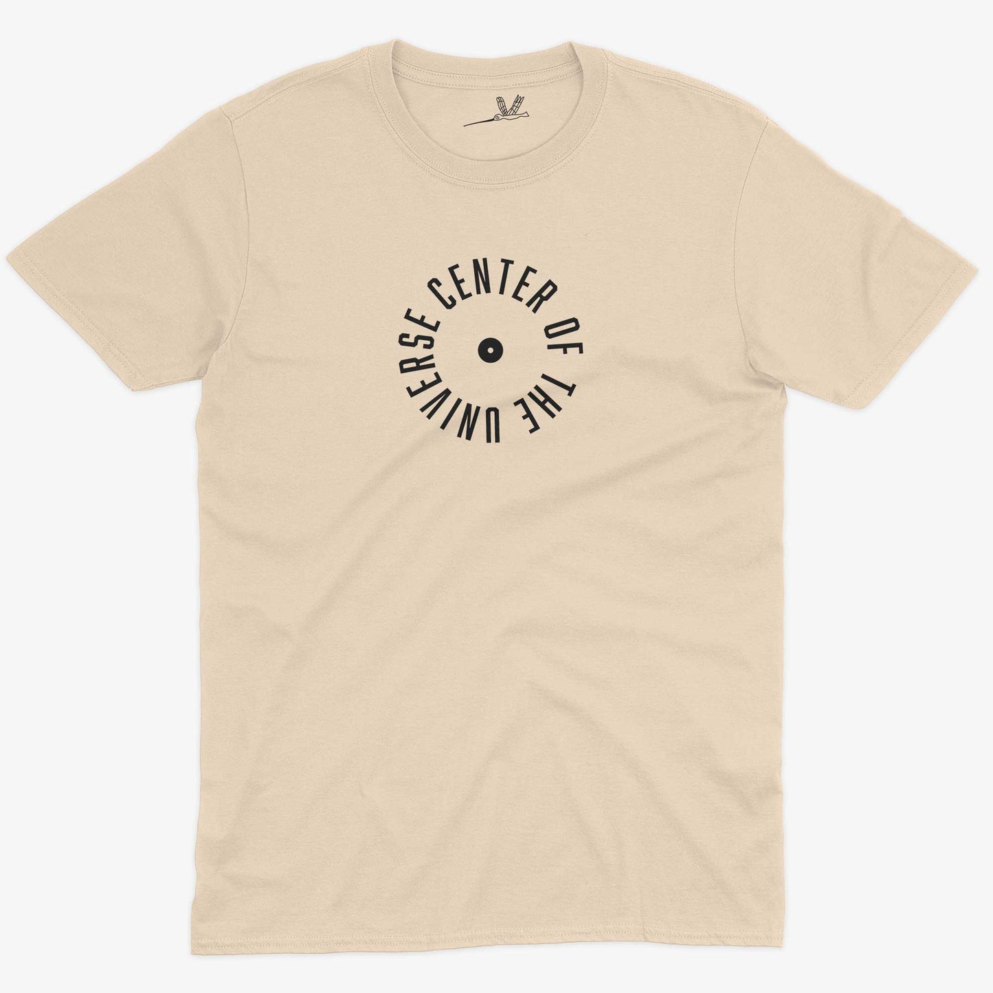 Center Of The Universe Unisex Or Women's Cotton T-shirt-Organic Natural-Unisex