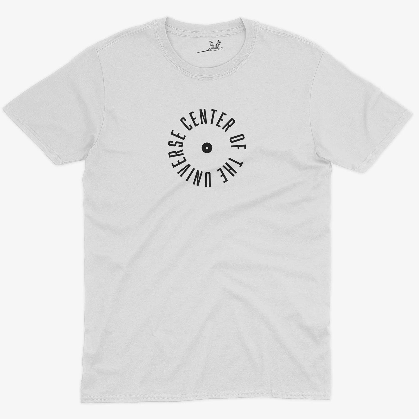 Center Of The Universe Unisex Or Women's Cotton T-shirt-White-Unisex