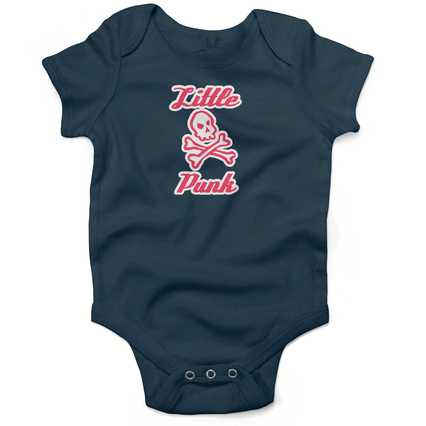 Little Punk Infant Bodysuit-Organic Pacific Blue-3-6 months