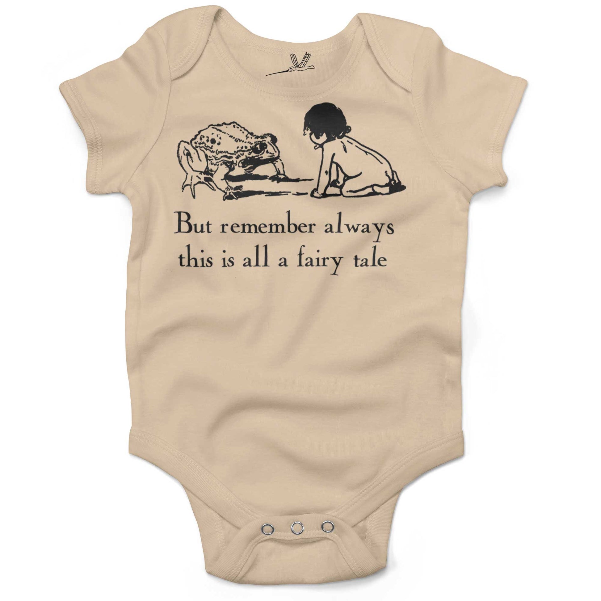 But Remember, This Is All A Fairy Tale Infant Bodysuit or Raglan Tee-Organic Natural-3-6 months