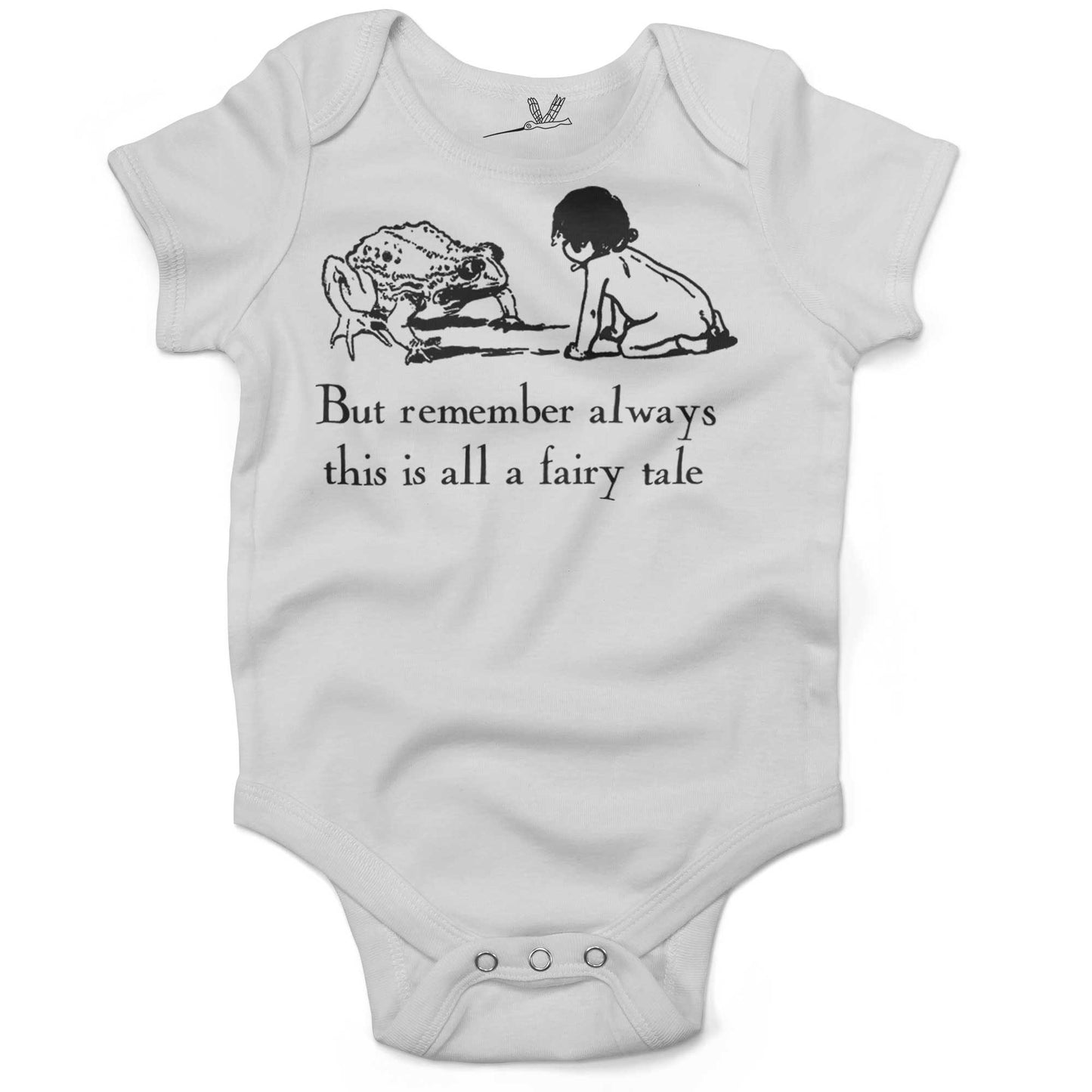 But Remember, This Is All A Fairy Tale Infant Bodysuit or Raglan Tee-White-3-6 months