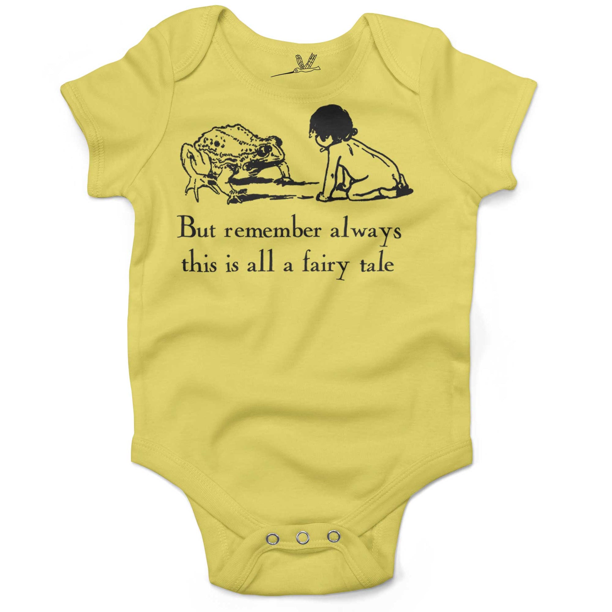 But Remember, This Is All A Fairy Tale Infant Bodysuit or Raglan Tee-Yellow-3-6 months