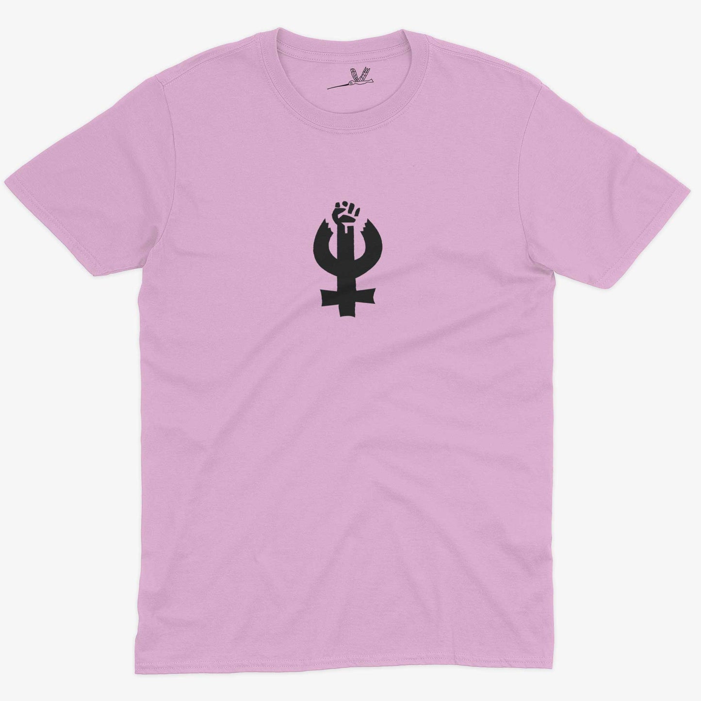 Feminist Unisex Or Women's Cotton T-shirt-Pink-Unisex