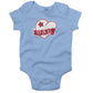Dad Tattoo Heart Infant Bodysuit or Raglan Tee-Organic Baby Blue-3-6 months