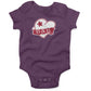 Dad Tattoo Heart Infant Bodysuit or Raglan Tee-Organic Purple-3-6 months