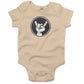 Rock Hand Symbol Infant Bodysuit or Raglan Tee-Organic Natural-3-6 months
