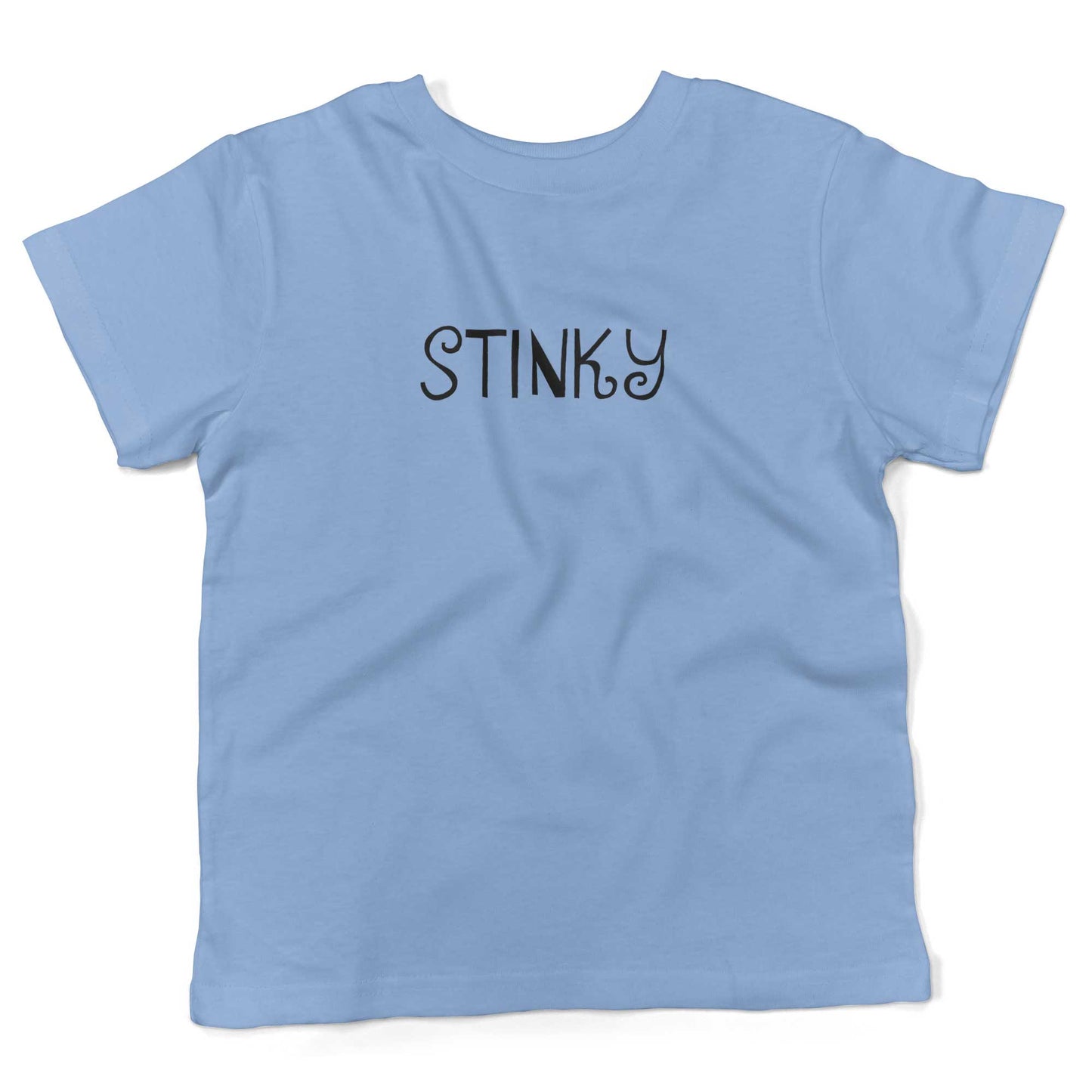 Stinky Toddler Shirt-Organic Baby Blue-2T