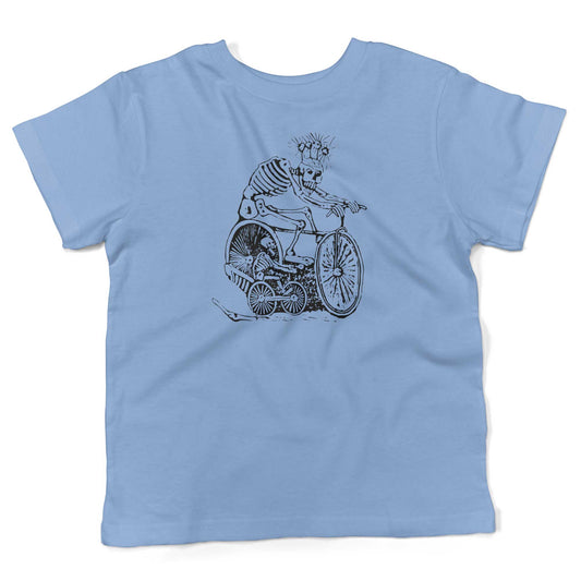 Day of the Dead Bikers Toddler Shirt-Organic Baby Blue-2T
