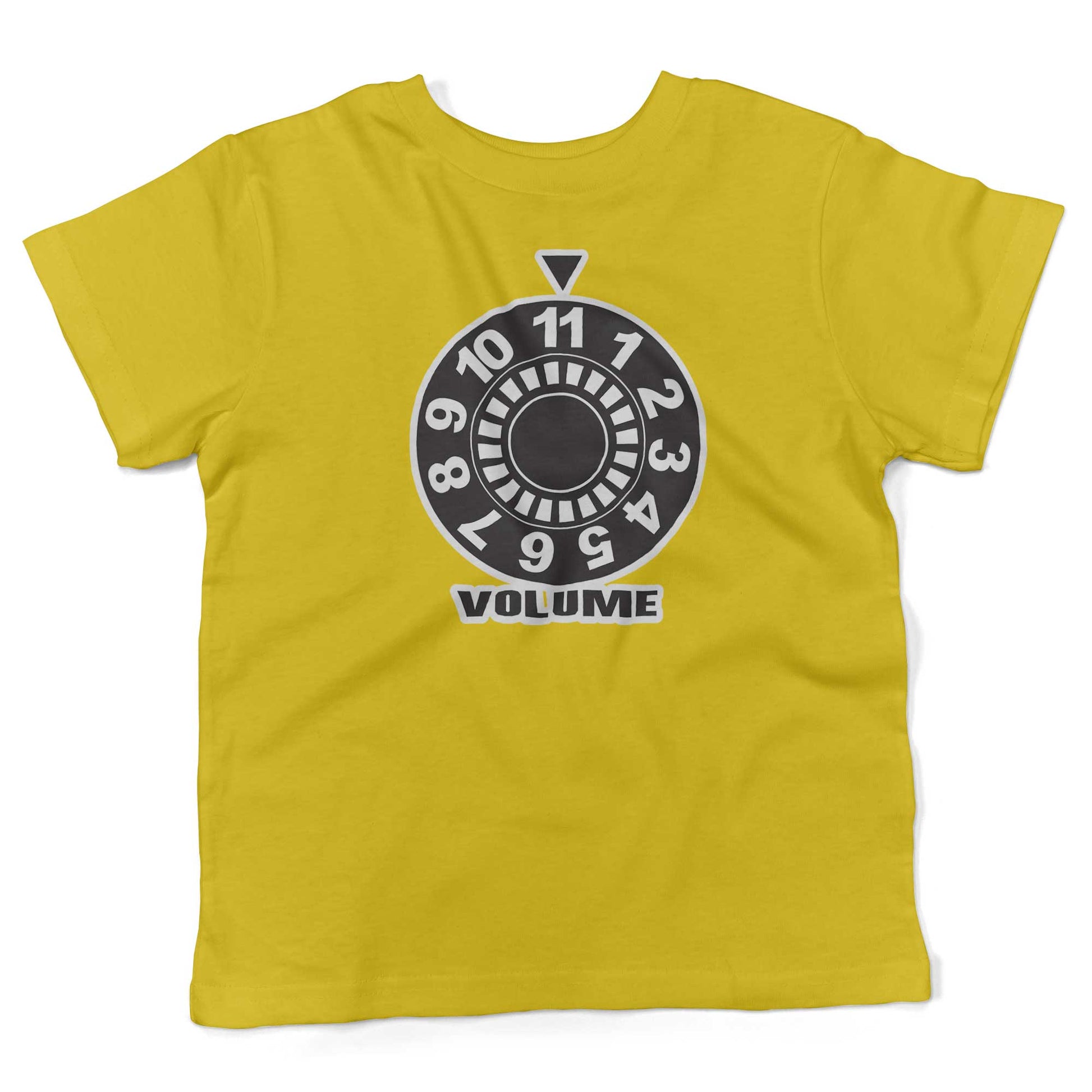 Turn It Up To 11 Toddler Shirt-Sunshine Yellow-2T