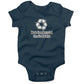 Made From Recycled Materials Infant Bodysuit or Raglan Baby Tee-Organic Pacific Blue-3-6 months