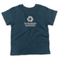 Made From Recycled Materials Toddler Shirt-Organic Pacific Blue-2T