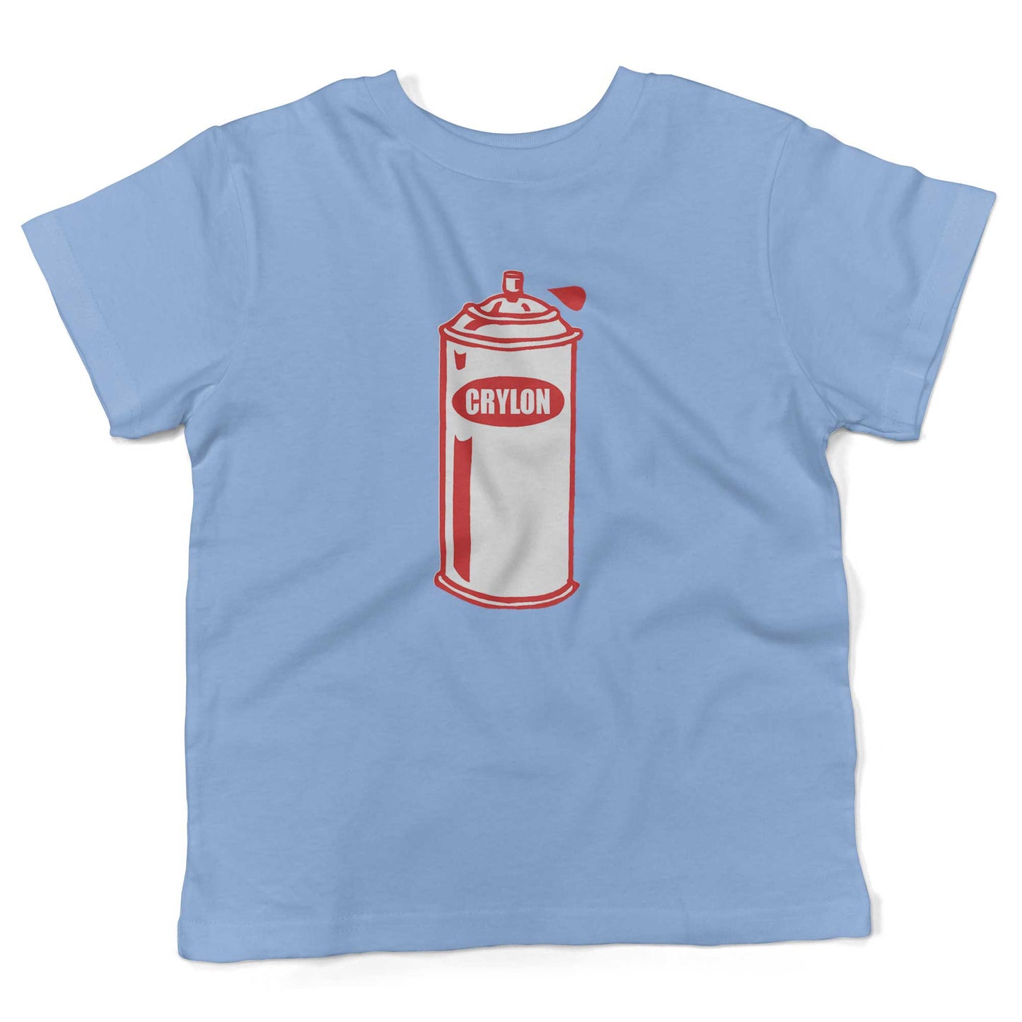 Crylon Cans Toddler Shirt-Organic Baby Blue-2T