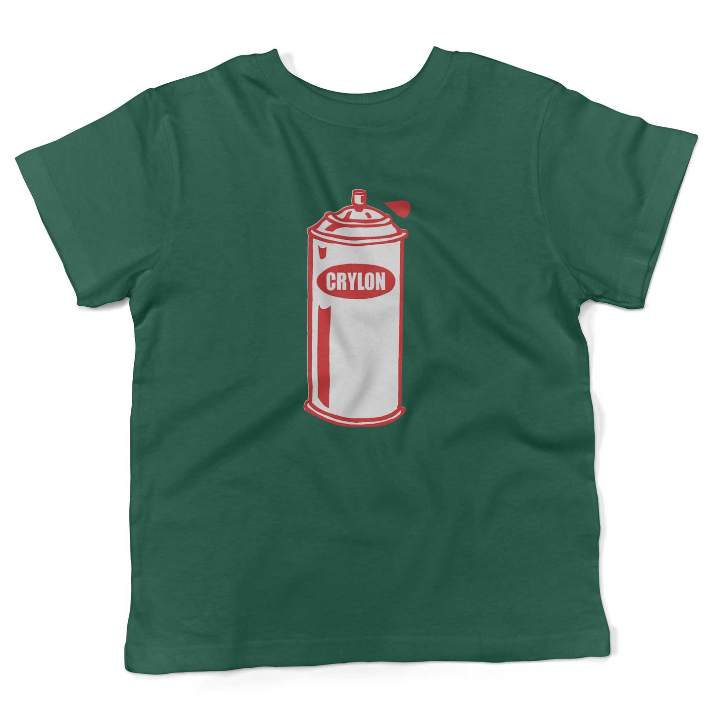 Crylon Cans Toddler Shirt-Kelly Green-2T