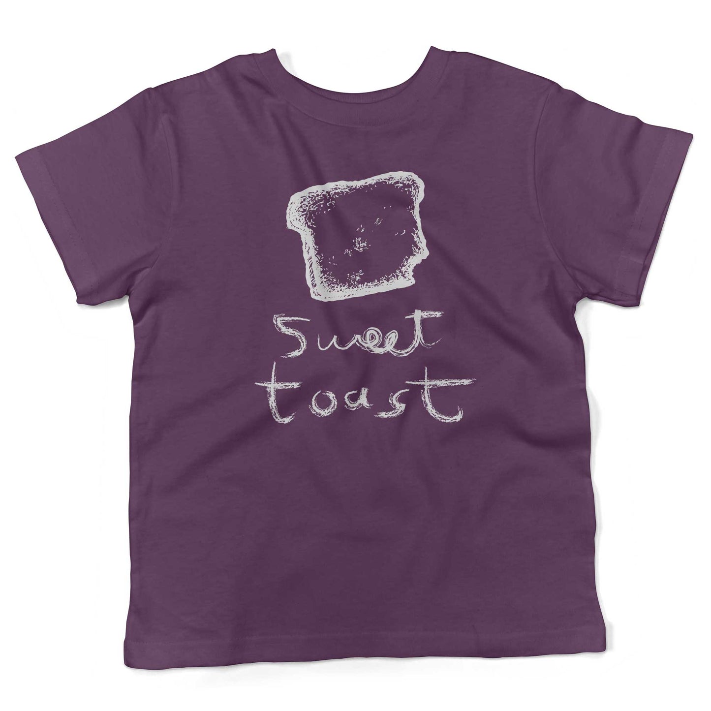 Sweet Toast Toddler Shirt-Organic Purple-2T