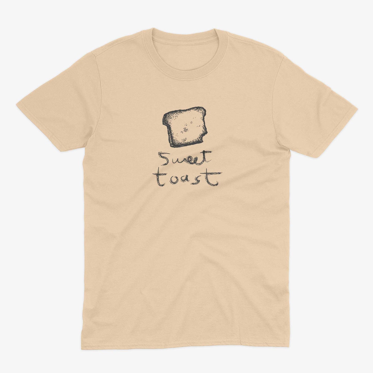 Sweet Toast Unisex Or Women's Cotton T-shirt-Organic Natural-Unisex