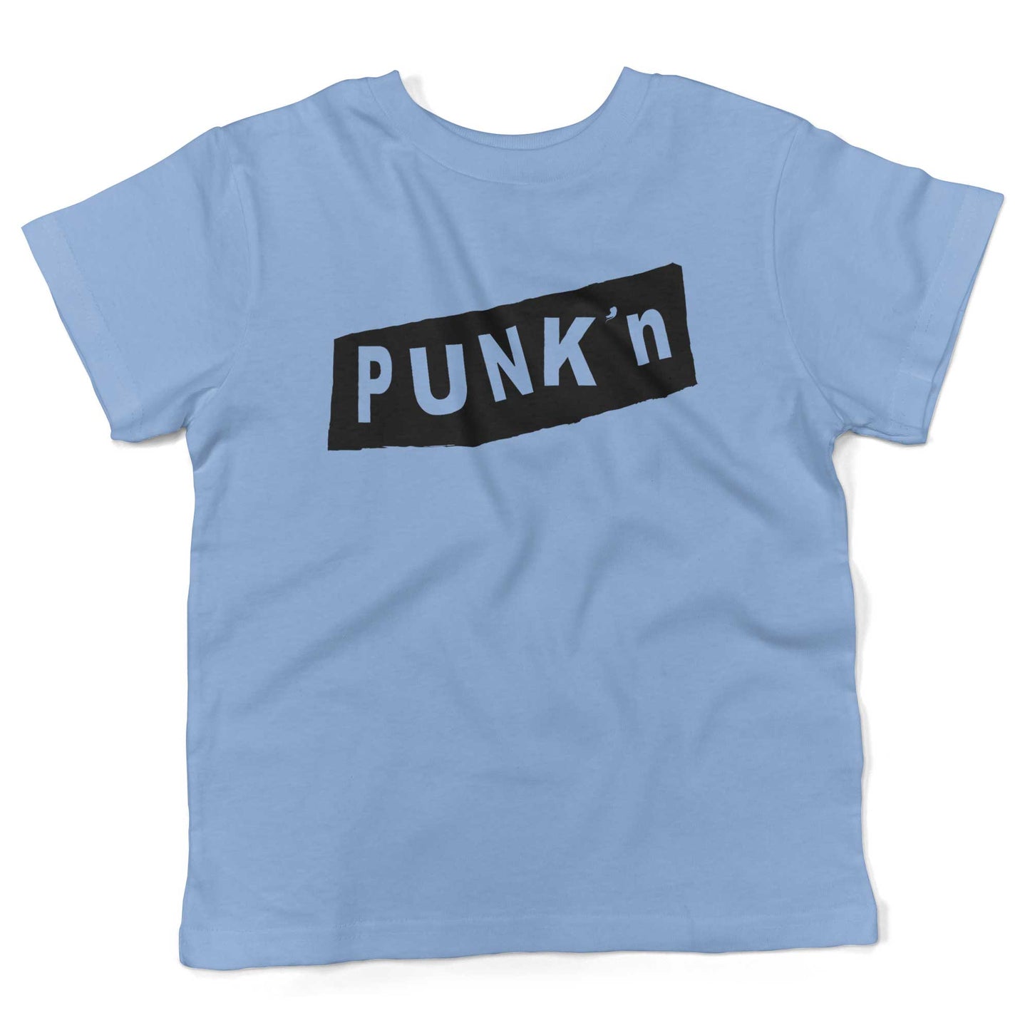 Pumpkin Punk'n Toddler Shirt-Organic Baby Blue-2T