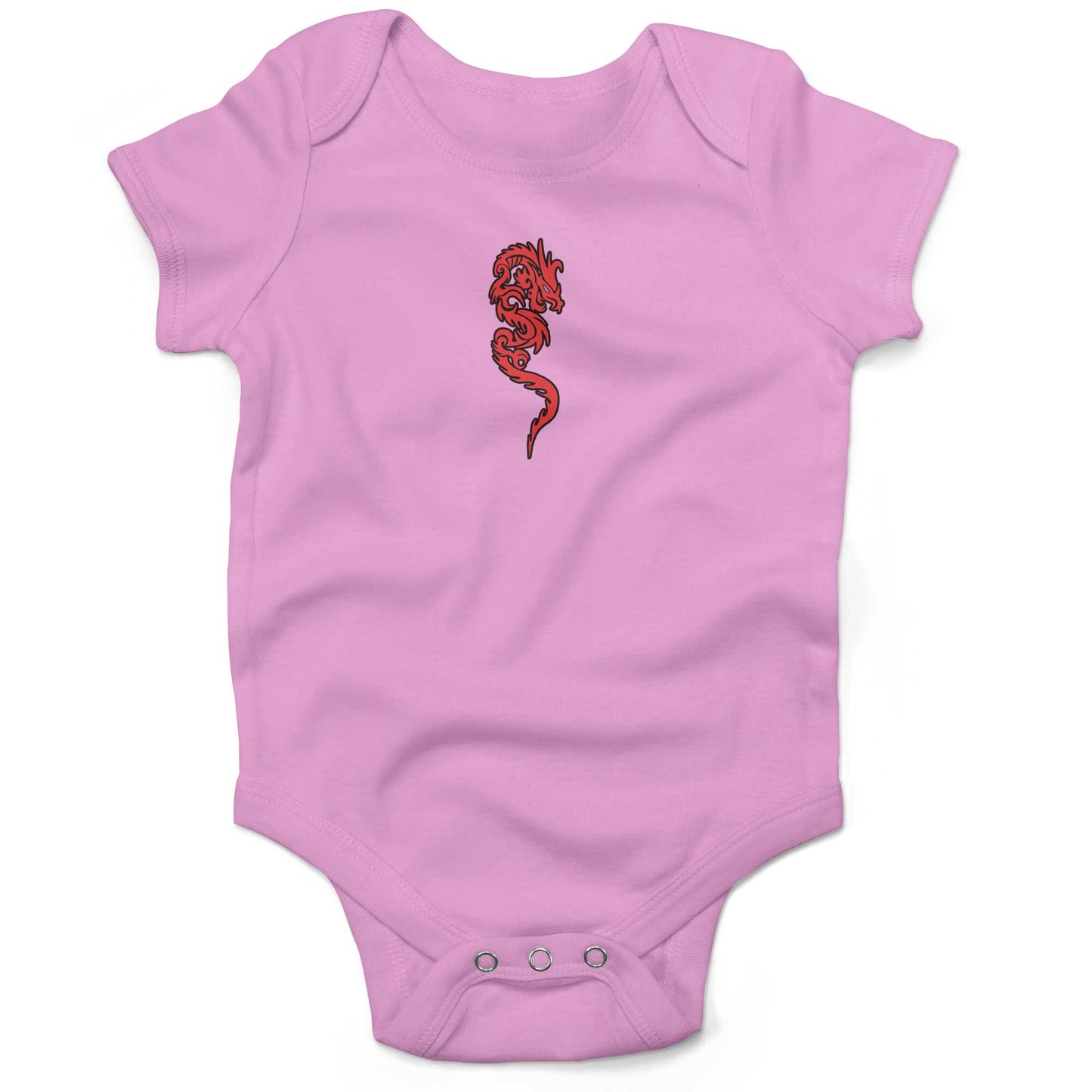 Martial Arts Infant Bodysuit or Raglan Tee-Organic Pink-3-6 months