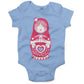 Russian Doll Infant Bodysuit or Raglan Tee-Organic Baby Blue-3-6 months