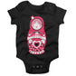 Russian Doll Infant Bodysuit or Raglan Tee-Organic Black-3-6 months