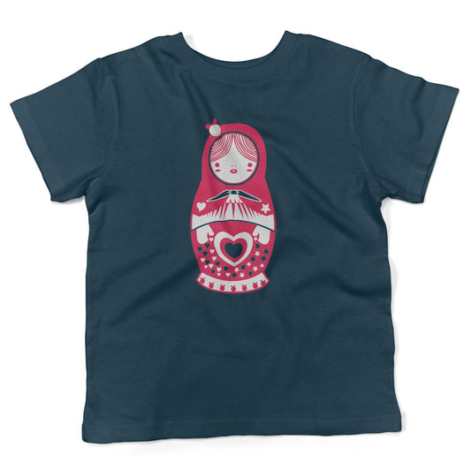 Russian Doll Toddler Shirt-Organic Pacific-2T