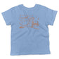 RAWR Dinosaur Toddler Shirt-Organic Baby Blue-2T