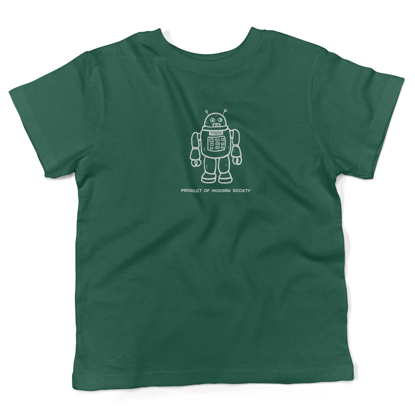 Product Of Modern Society Toddler Shirt-Kelly Green-2T