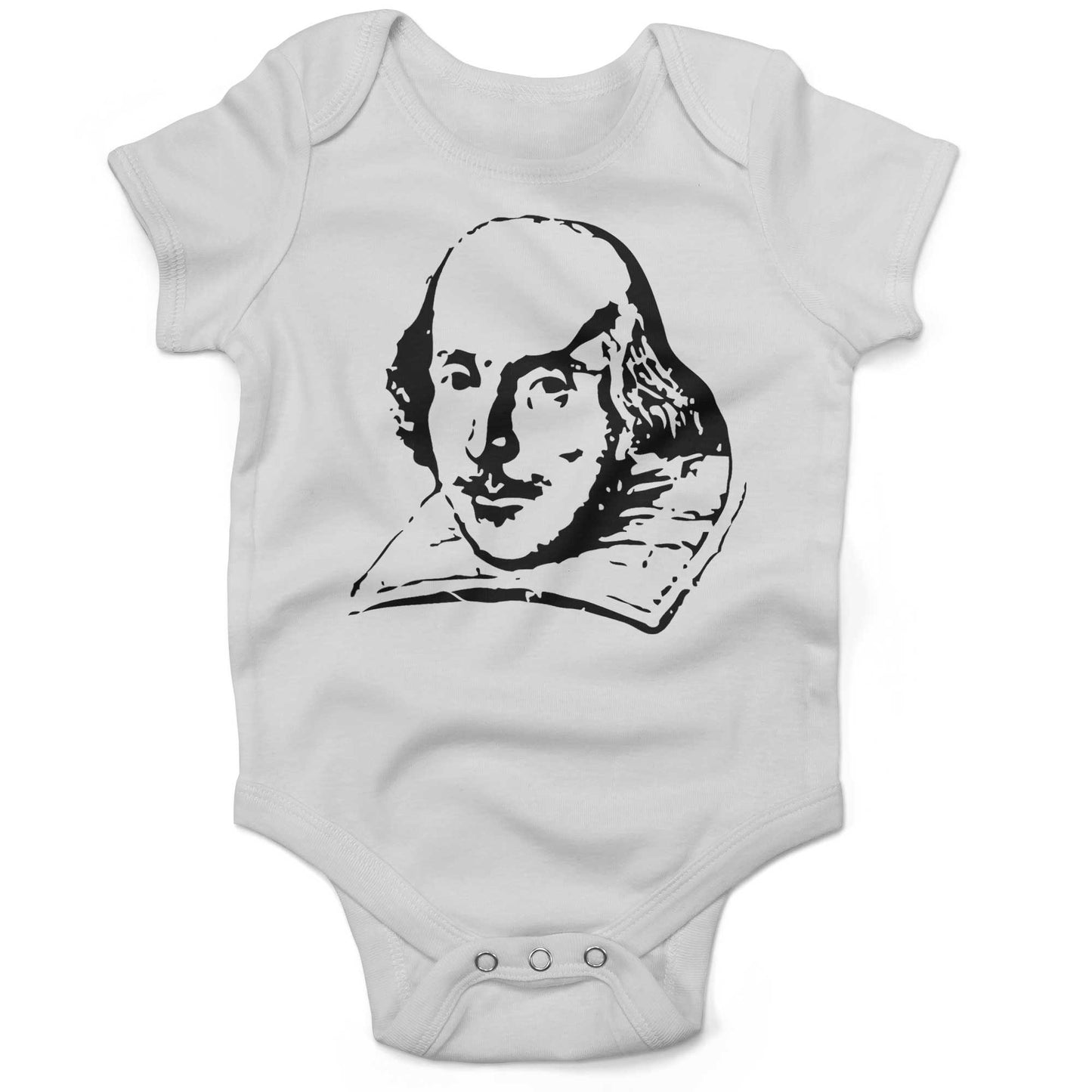 Shakespeare Infant Bodysuit or Raglan Tee-White-3-6 months