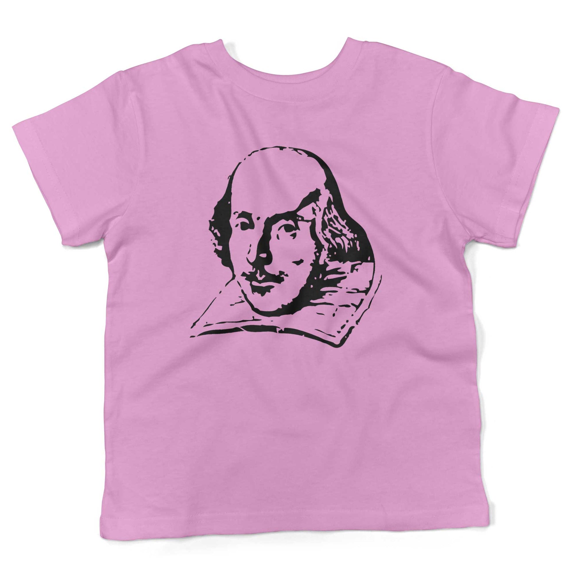 Shakespeare Toddler Shirt-Organic Pink-2T