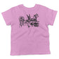 Alice In Wonderland Tea Party Toddler Shirt-Organic Pink-2T