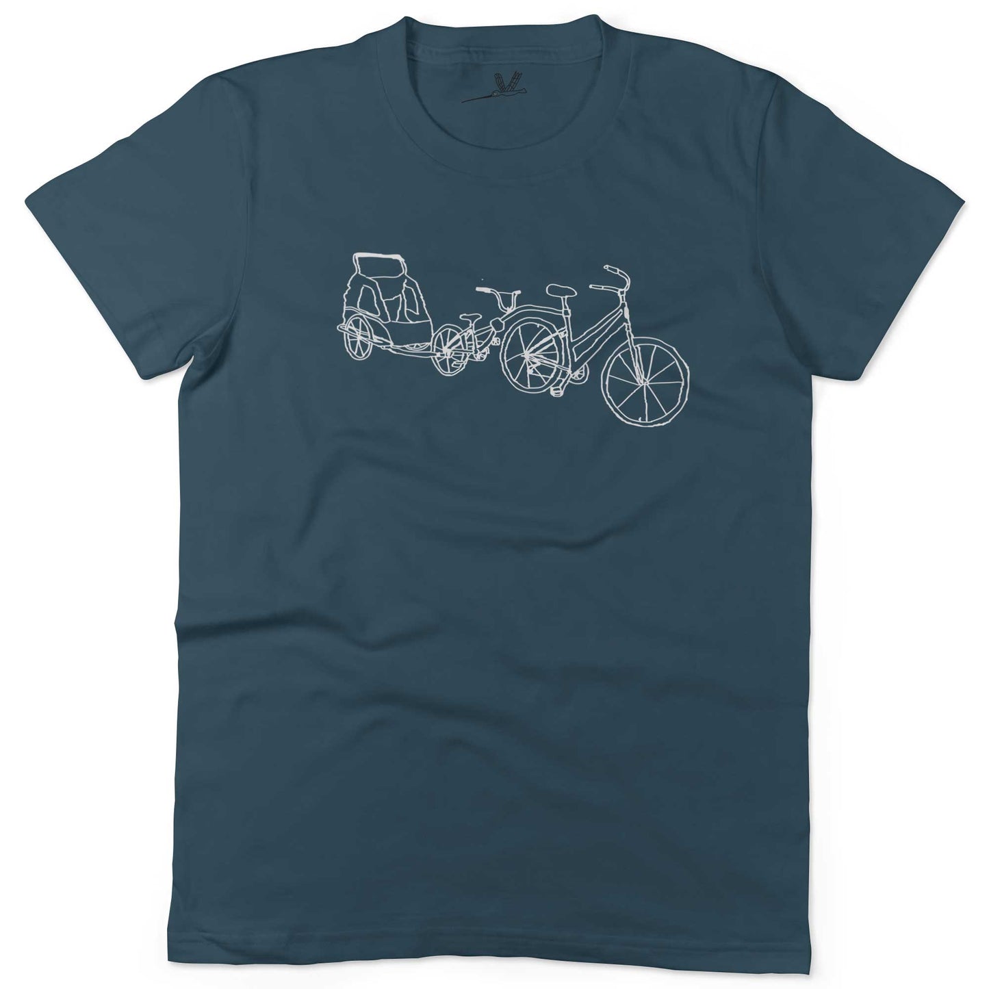 Family Bike Caravan Unisex Or Women's Cotton T-shirt-
