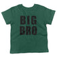 BIG BRO Toddler Shirt-Kelly Green-2T