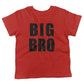 BIG BRO Toddler Shirt-Red-2T
