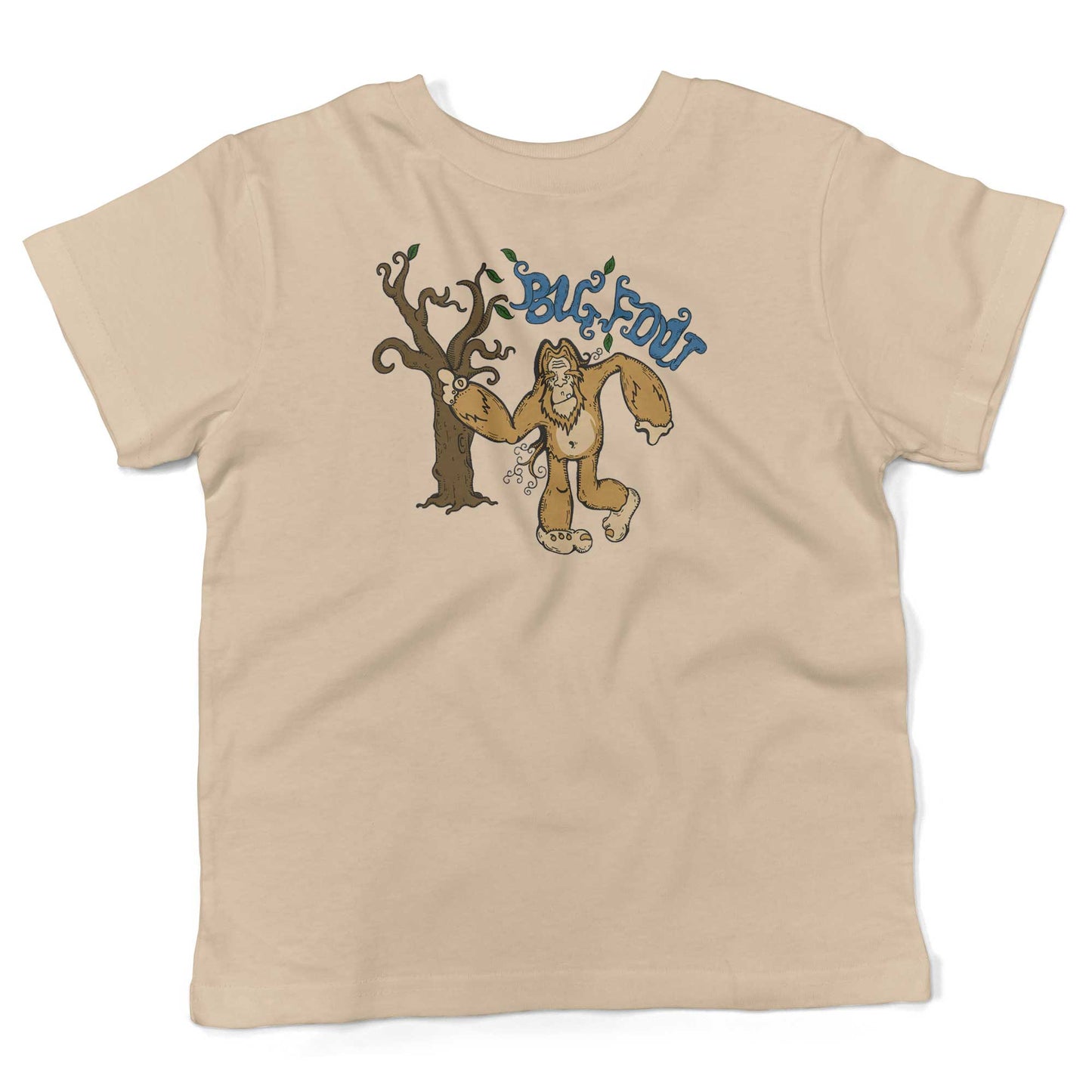 Bigfoot Toddler Shirt-Organic Natural-2T