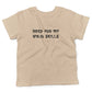 Bred For My Ninja Skills Toddler Shirt-Organic Natural-2T