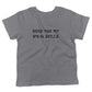 Bred For My Ninja Skills Toddler Shirt-Slate-2T