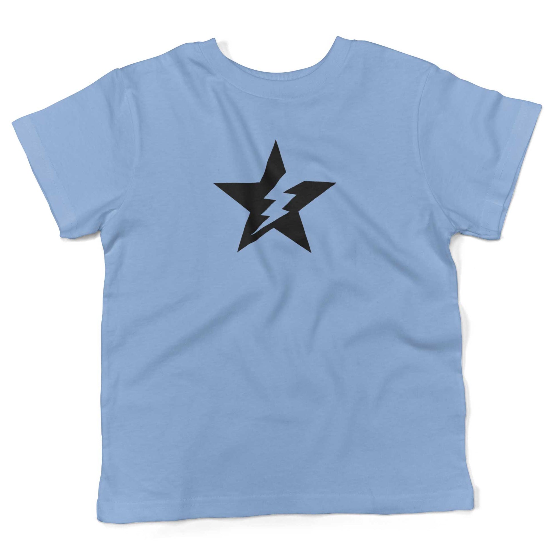 Star Bolt Toddler Shirt-Organic Baby Blue-2T
