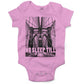 No Sleep Till Brooklyn Infant Bodysuit or Raglan Tee-Organic Pink-3-6 months
