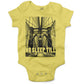 No Sleep Till Brooklyn Infant Bodysuit or Raglan Tee-Yellow-3-6 months