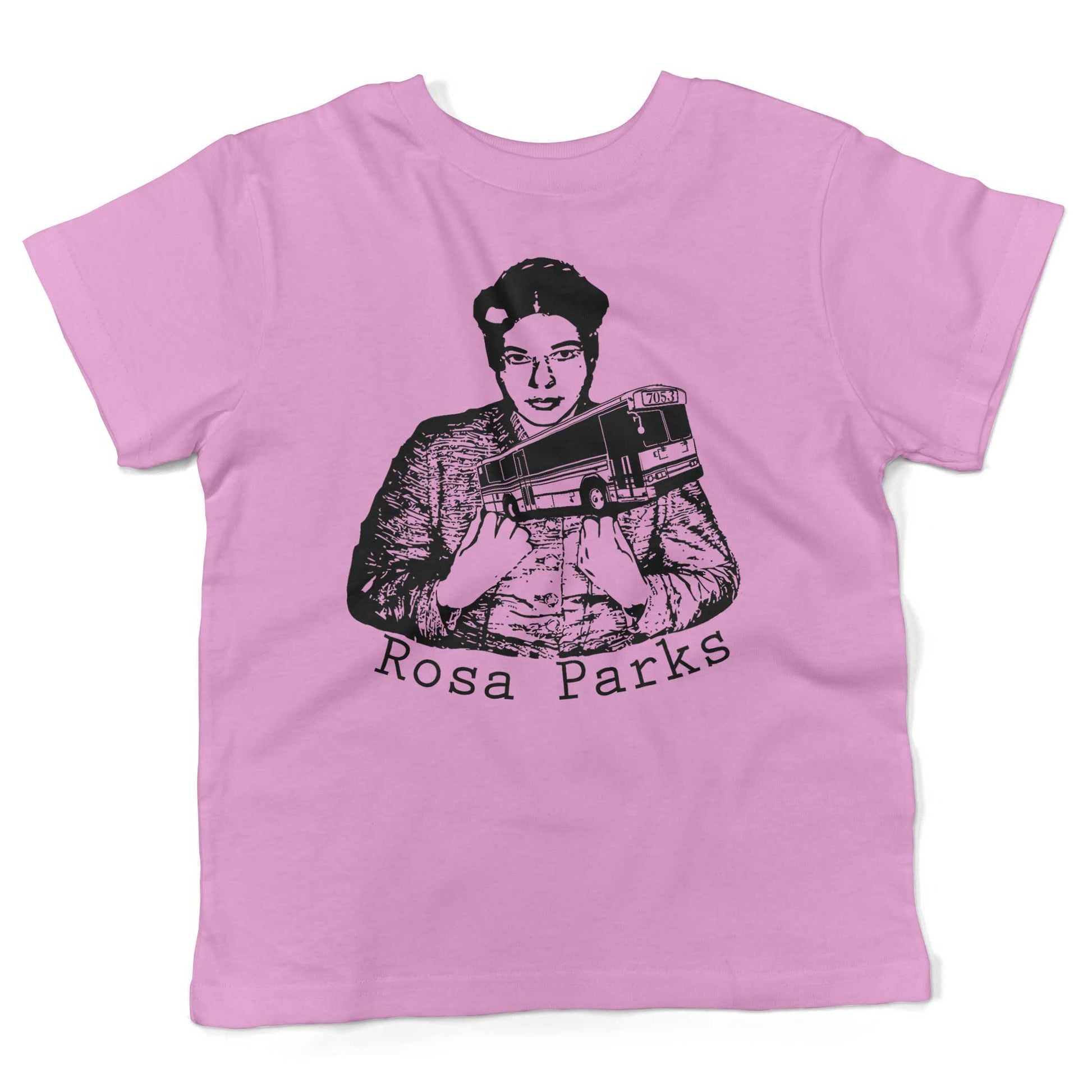 Rosa Parks Toddler Shirt-Organic Pink-2T