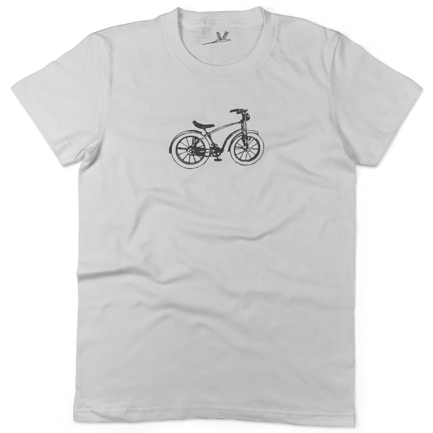 Vintage Bike Unisex Or Women's Cotton T-shirt-White-Woman