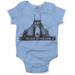 No Sleep Till Portland Infant Bodysuit or Raglan Baby Tee-Organic Baby Blue-3-6 months