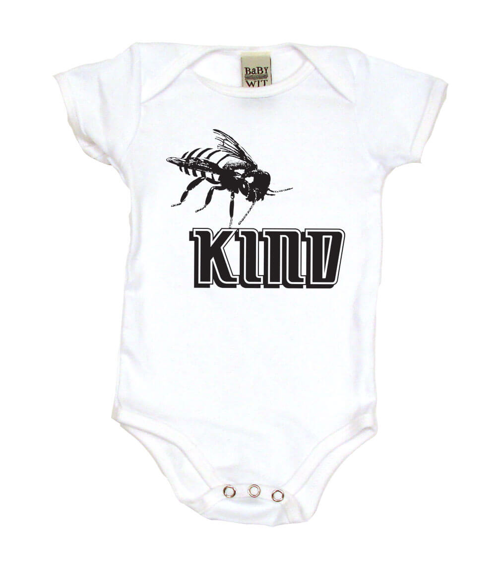 Bee Kind Infant Bodysuit or Raglan Baby Tee-