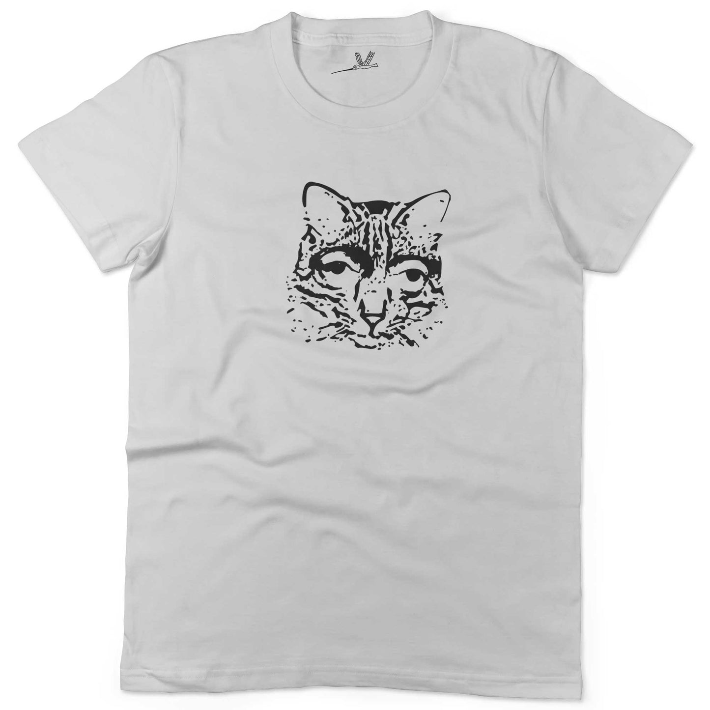 Catscemi Unisex Or Women's Cotton T-shirt-White-Women